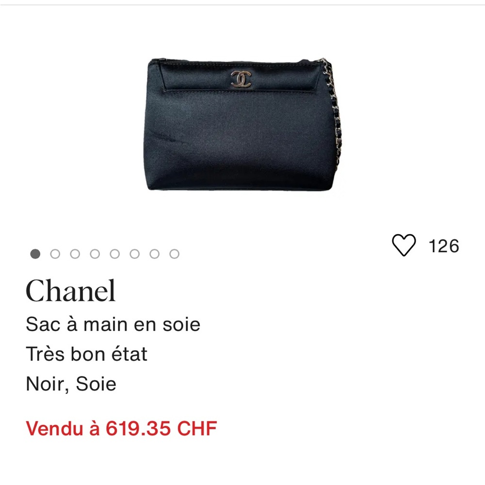 Vintage Chanel black small bag - Picture 6 of 11